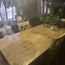 Table Set With Four Chairs 