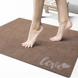 Bathroom Rugs Mats, Super Absorbent Non Slip Bath Rugs, Washable Bath Mats for Bathroom Floor