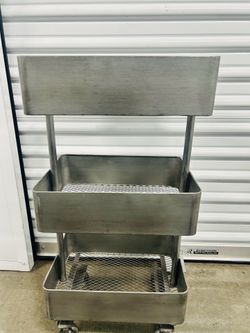 3 tier rolling cart