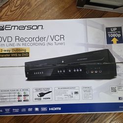 Emerson DVD/VCR Combo DVD Recorder and VCR Player With HDMI