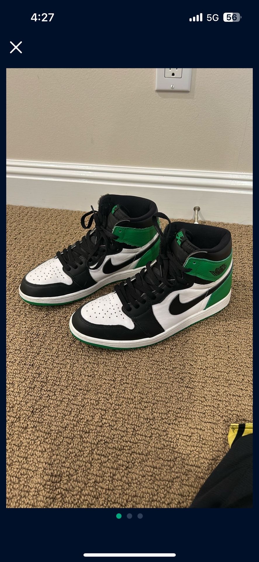 Lucky Green Air Jordan 1