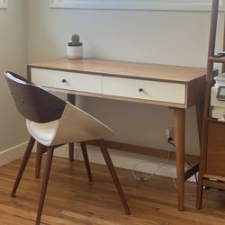 Mid Century Modern Style Desk And Chair