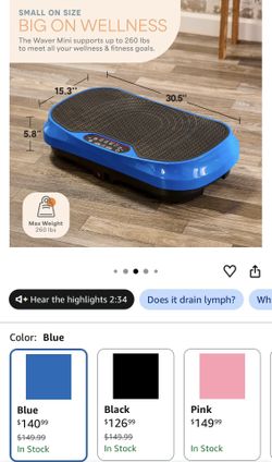 Lifepro Waver Mini Vibration Plate Exercise Machine