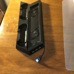 PS4 stand with controller charging