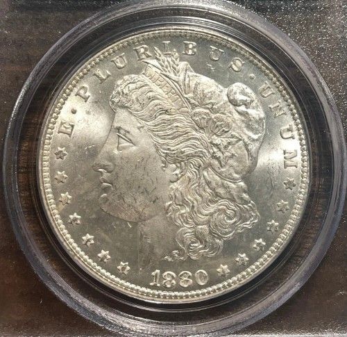 1880-CC Morgan Silver Dollar $1 Carson City Uncirculated