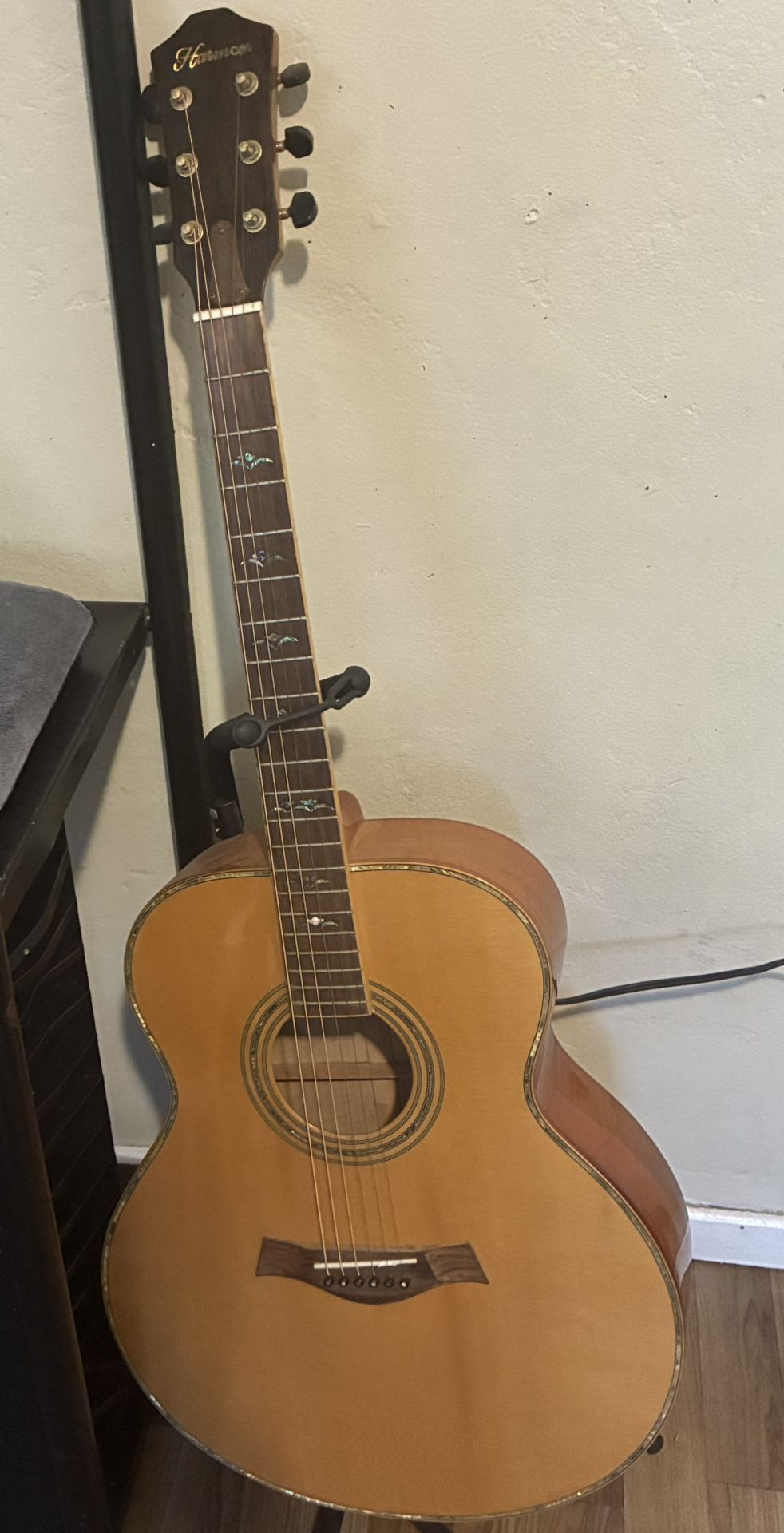 Jumbo Guitar With Stand