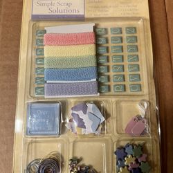 SIMPLE SCRAP SOLUTIONS SCRAPBOOKING EXTRAS PASTEL 