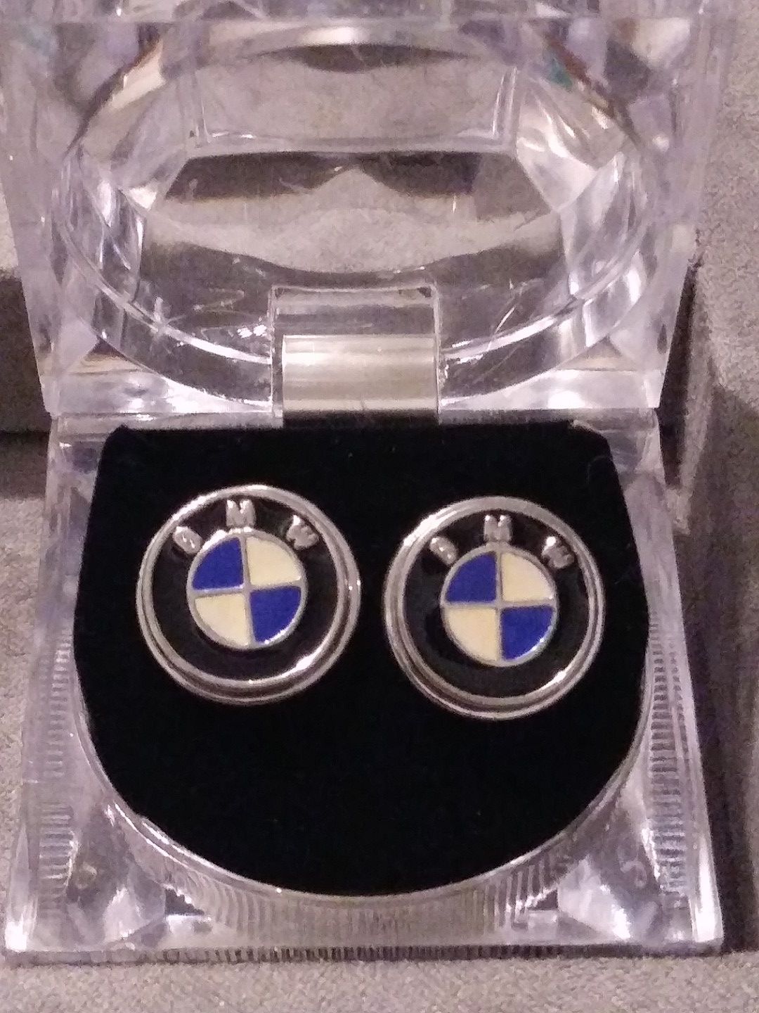 BMW Post Earrings