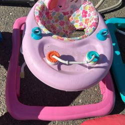 Brights Stars Pink Elephant Baby Walker 
