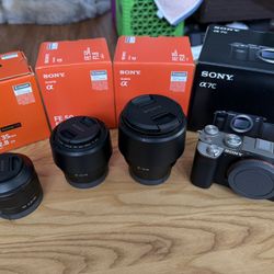Sony A7C (35mm + 50mm + 85mm)