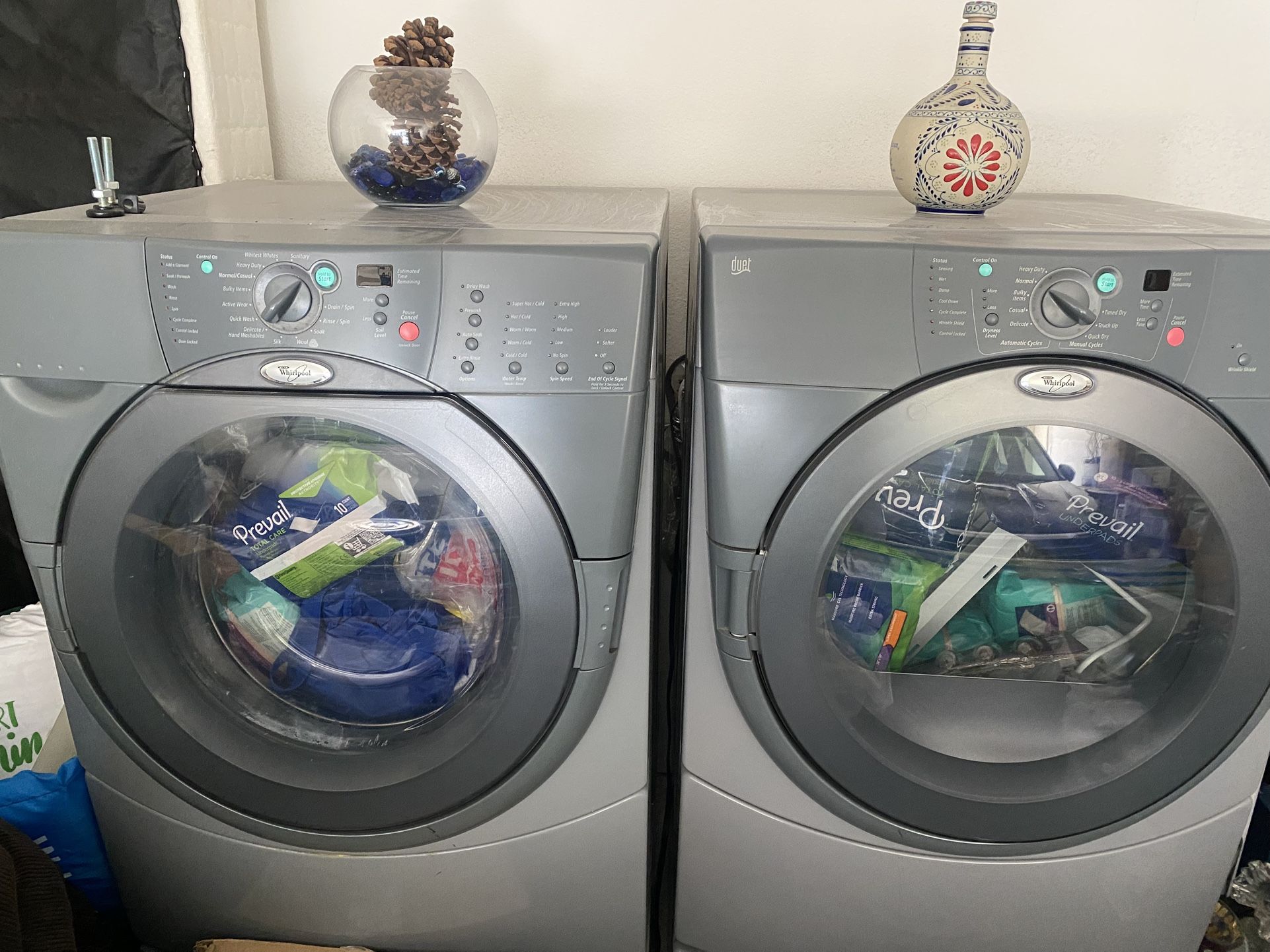 Whirlpool Washer and electric dryer