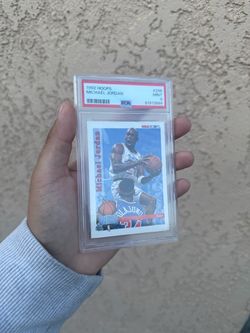 Michael Jordan 1992 Hoops PSA 9