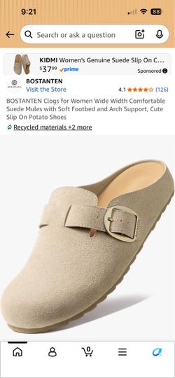 Clog Suede Women’s Size 8 Wide