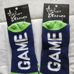 💚💙 Game Day Socks (Thick) - Brand New