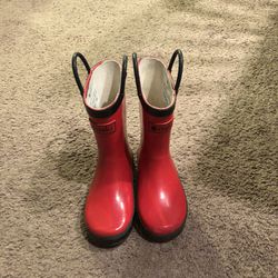 Red Rain boots. Toddler / Little Kid Size 9