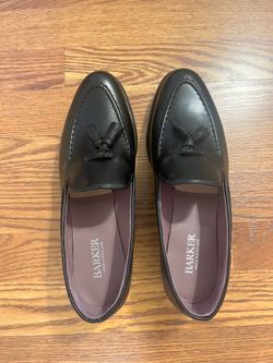 Size 9 US size Barker English Leather shoes - never worn. Handcrafted Imogen Collection