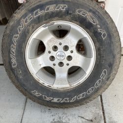 Jeep Spare Wheel And Tire 
