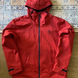 sz S Polo water resistant hooded jacket