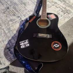 R.W.jameson Acoustic Electric Guitar  Left Handed