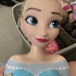 Elsa Doll Hair Head