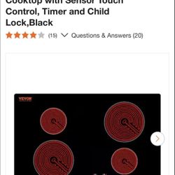 Induction Cooktop 24”x24”