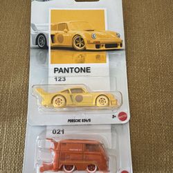 Hot Wheels Pantone Porsche And Kool Kombi Set 