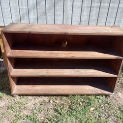 Solid Wood TV Stand/ Shelf