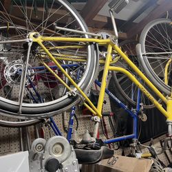 Old Vintage Shwinn Bicycle And FujiMonterey Both Vintage 