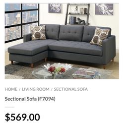 Gray Sectional Sofa