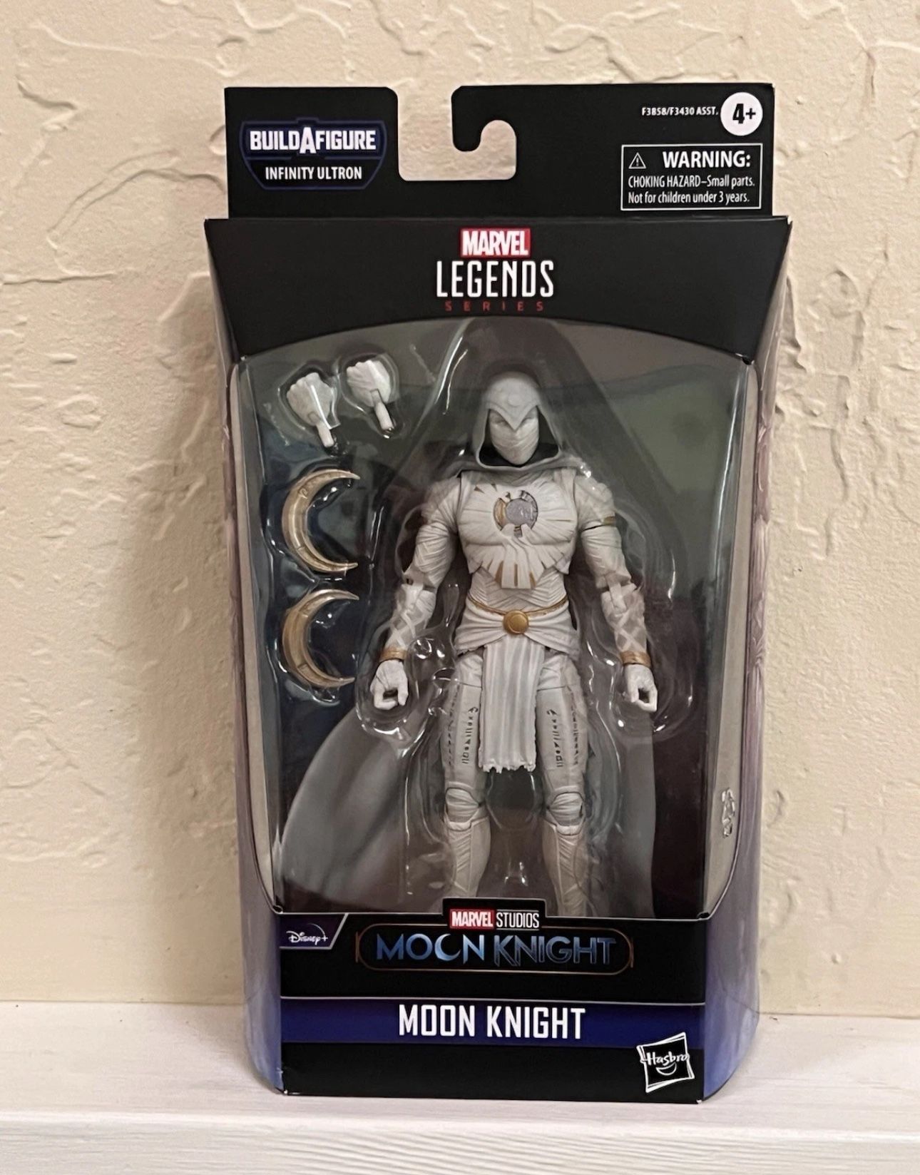 Marvel Legends Disney+ Moon Knight 6” Figure Infinity Ultron BAF - New, MIB