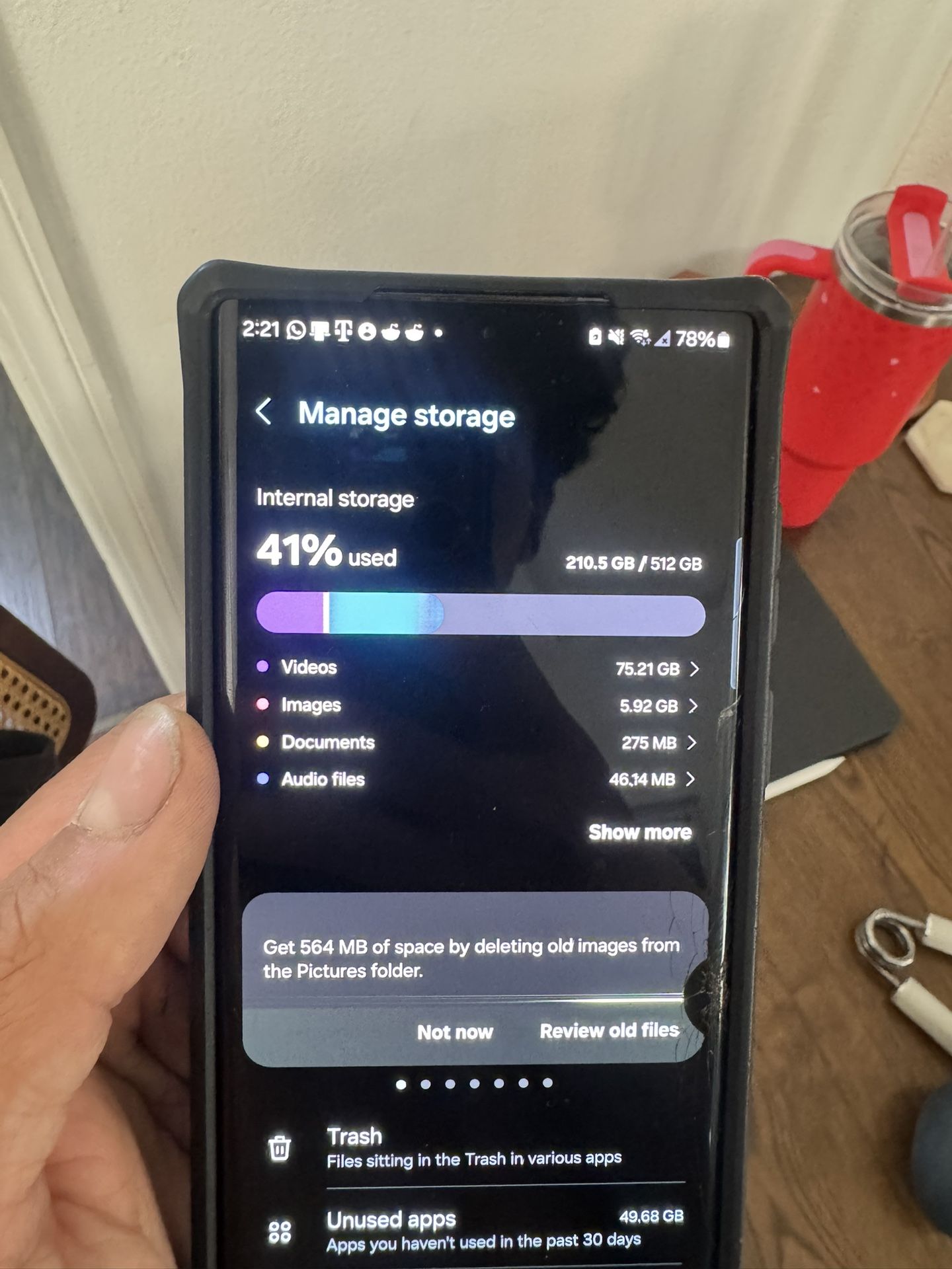 Samsung S22 Ultra 512gb - Cracked Screen