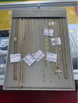 10-14k gold chains
