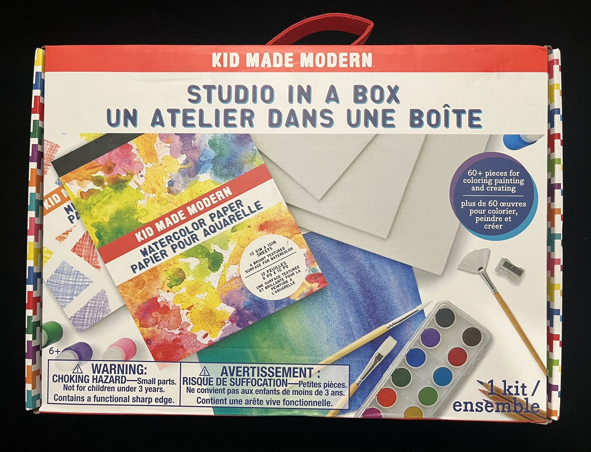 Drawing and Painting Art Kit,   by Kid Made Modern,  “Studio In A Box”;  New, Unopened Kit;