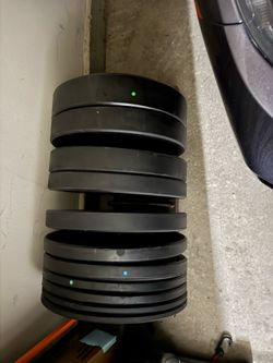 Balance Form Essentials Bumper Weight Set with Stand- 370 lbs
