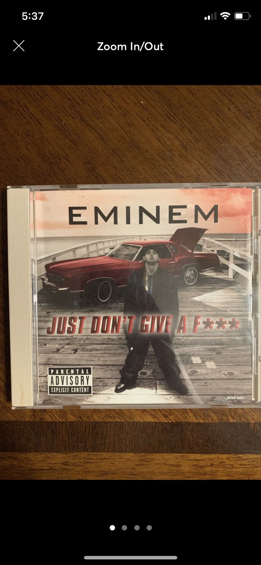 Eminem Just Don't Give a F*** CD single