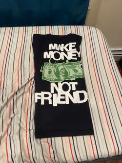 RØM “Make Money Not Friends” Graphic Tee | Size Large | Like New