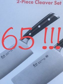 Cleaver Two Knives German Steel