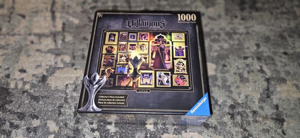 Disney Villainous Jafar - 1000 Pc Jigsaw Puzzle 27"x20" Brand New & Sealed!!