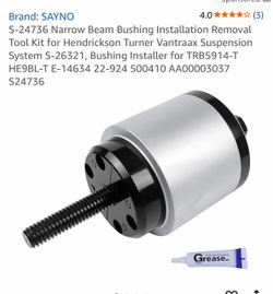 S-24736 Narrow Beam Bushing Installation Removal Tool Kit for Hendrickson Turner Vantraax Suspension System S-26321, Bushing Installer for TRB5914-T H