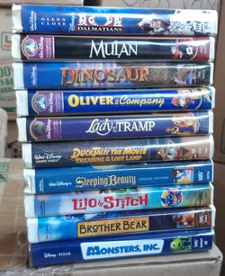 Disney VHS Tapes