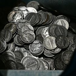 90% Silver Mercury Dimes FLASH SALE - BELOW SPOT!