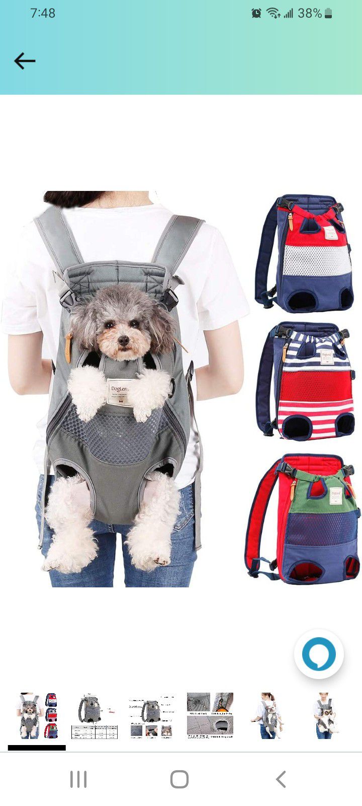 Doglemi..Dog Carrier/Backpack