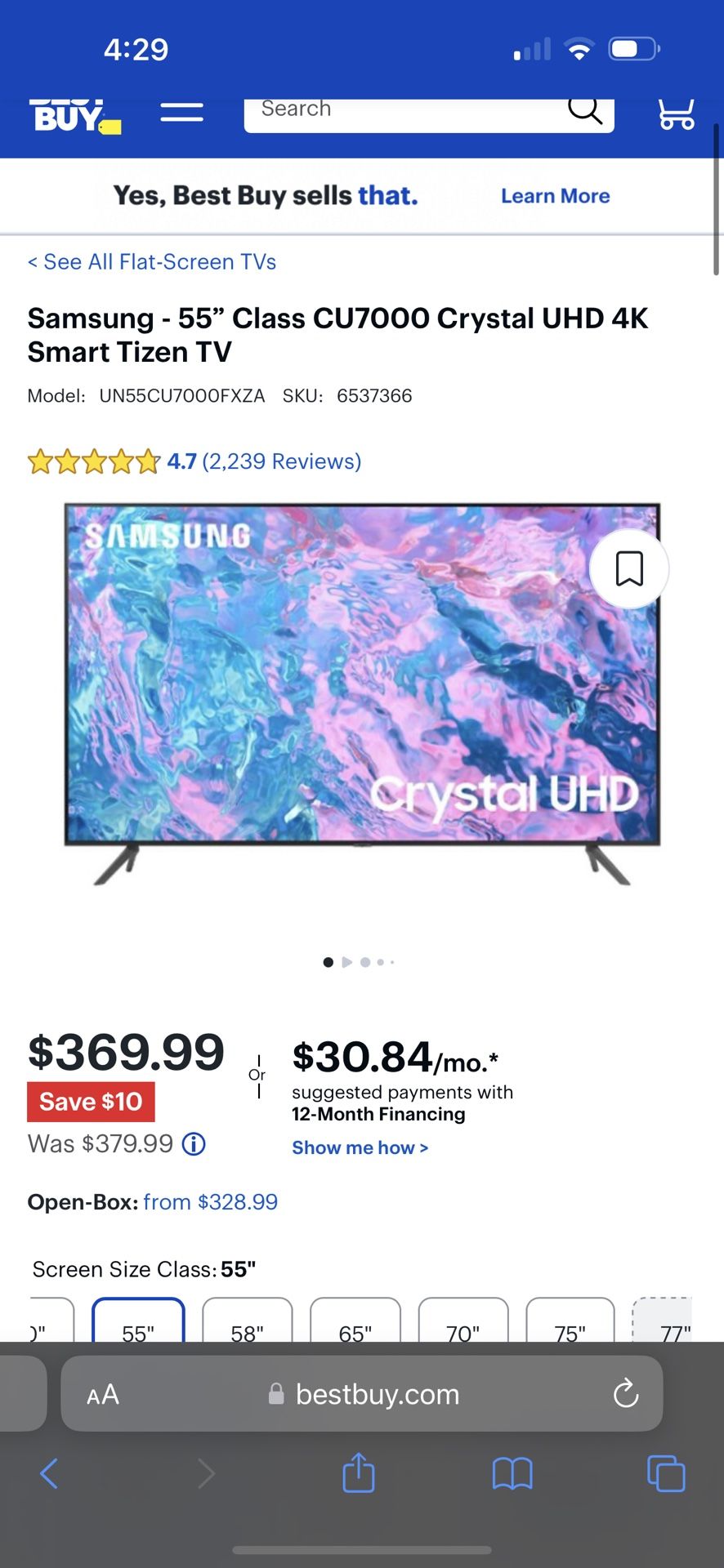 Samsung TV 