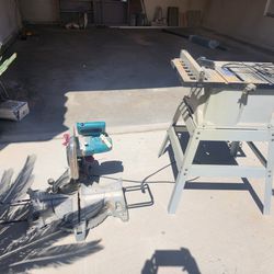 Makita Sawm And Delta Table Saw