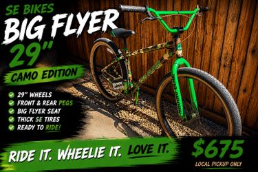 SE 29” BIG FLYER GREEN CAMO