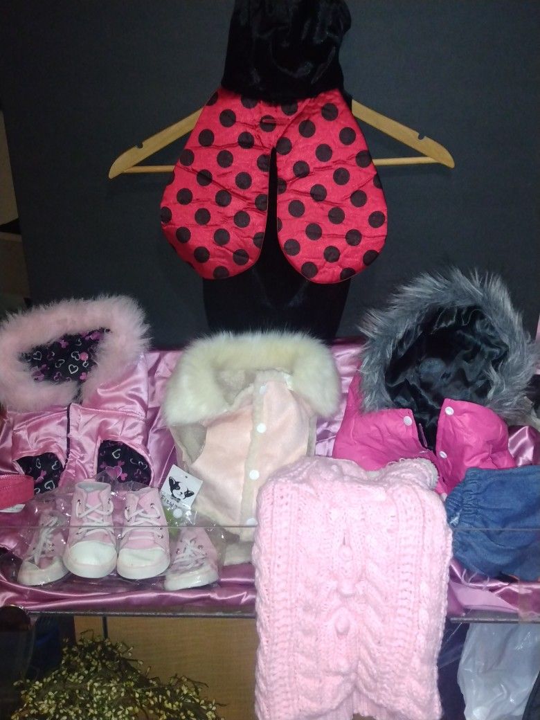 Dog Clothes Brand New Apair Of Pink Boots