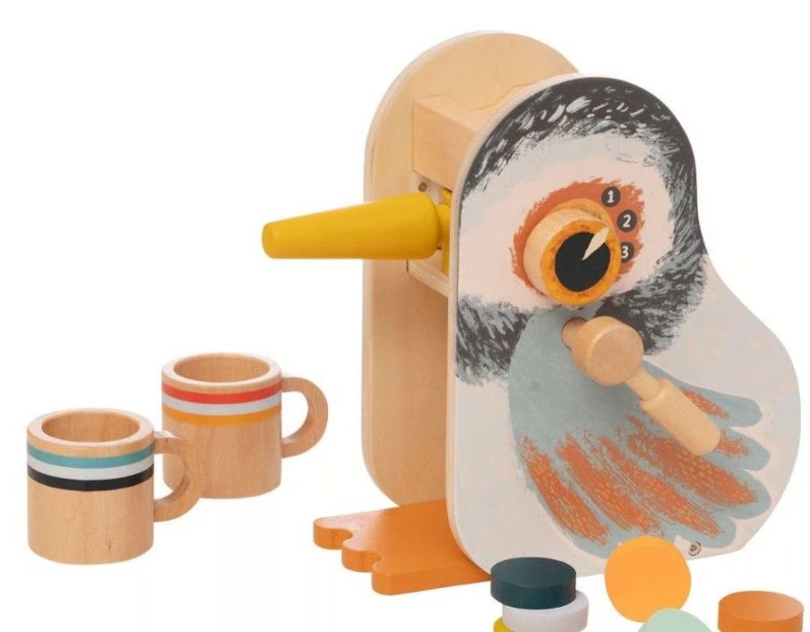 The Manhattan Toy Co. Early Bird Toy Espresso Coffee Maker nib nwt