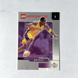 UPPER DECK KOBE BRYANT 8 G LEGO SPORTS 2002 LAKERS CARD #10 GOOD SLIGHTLY USED