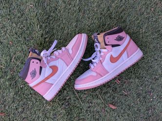 Nike Air Jordan 1 High Zoom Air CMFT Pink Glaze Women's Size 6 CT0979-601 VGC