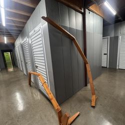 Hexagon Shaped Wooden Arch 